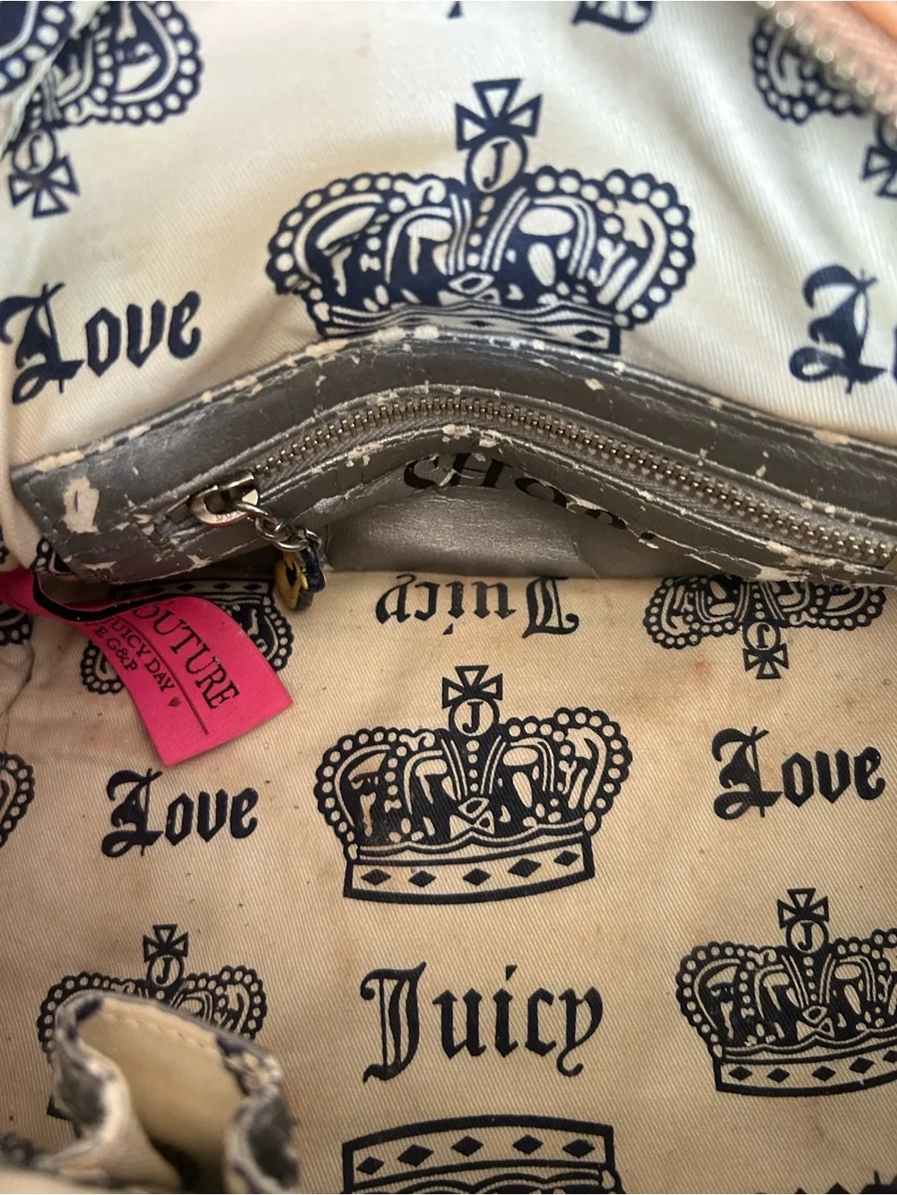 Rare Y2K Vintage Juicy Couture Colorful Striped Terry BEE Bowler Satchel Bag 🐝